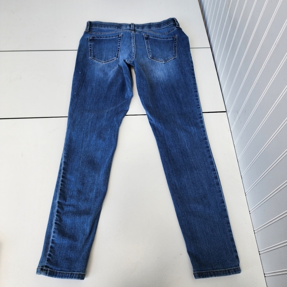 Isabel Maternity By Ingrid  Jeggings Jeans Womens Blue Denim Raw Sz 4 27R - Picture 9 of 10